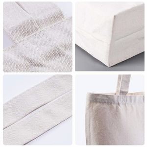 Wholesale Custom Logo Printing Plain Blank Cotton Grocery Shopping <b>Canvas</b> <b>Tote</b> Bags - Product Image 4