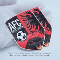 Étiquettes personnalisées en TPU écologique pour vêtements, maillots de football, chaussures et sacs – Gaufrées et lavables