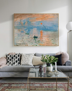 Riproduzione della pittura di Claude Monet di alta qualità famosa pittura dell'<span class=keywords><strong>impressionismo</strong></span> serie monet dipinti di paesaggio marino - Product Image 3