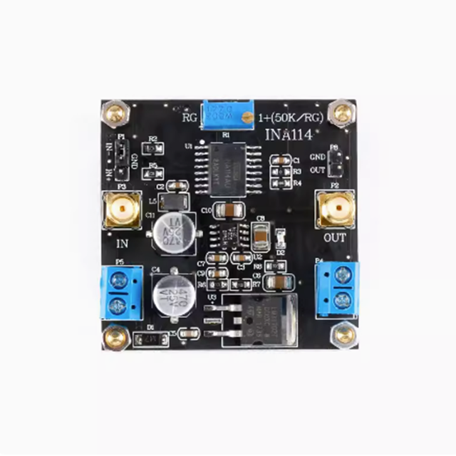 INA114 Precision Instrumentation Amplifier 1000 Times Gain Adjustable Single-Ended/Differential Input Thermocouple Amp