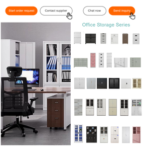 Nhà Máy Bán buôn trắng mới phong cách kim loại Locker nộp hồ sơ lưu trữ tập tin thép Locker đa chức năng ngăn kéo tủ hồ sơ - Product Image 4