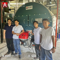 Caldera de Vapor a Gasóleo WNS2-1.0-Y(Q) de 2000 kg/h y 2 Toneladas para Línea de Producción de Salsa de Tomate
