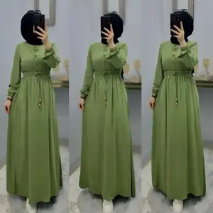 2023 Abaya tasarımlar Robe mütevazı kaftanlar müslüman katmanlar müslüman elbise kadınlar için zarif Dubai Trendy islam giyim