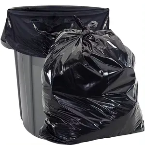 55 95 100 Gallon Large Black Trash Bags Heavy Duty 3 Mil Plastic Garbage Bags Contractor Industrial Lawn And Leaf Bags