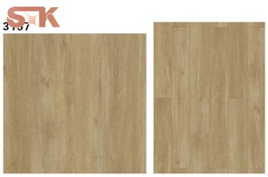 Lámina de PVC Flexible Resistente al Desgaste e Ignífuga, Sin Formaldehído, de 2.0 mm y 3.0 mm, Revestimiento de Suelo LVT con Aspecto de Madera para Oficinas Comerciales - Product Image 2