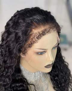 Peluca con encaje frontal de pelo de bebé suizo HD 13x4 13x6 al por mayor, peluca con cutícula alineada virgen cruda, peluca con encaje frontal de cabello humano brasileño - Product Image 6