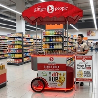 Réfrigérateur compact pour boissons, bière, populaire, en métal, avec support autoportant à 360 degrés, éclairage LED rouge, roues durables et casier