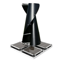Vente d'usine Europe Personnaliser éolienne 1000w 2000W 3000w 5kw 12v 24v 48v Système hybride solaire éolien pour toit balcon usage domestique