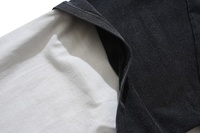 T-shirt à manches longues pour homme, personnalisé, surdimensionné, noir délavé, avec impression DTG motif palmier, effet vieilli et usé, style streetwear