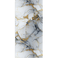 Panneau mural en PVC de haute qualité avec texture marbrée UV et finition brillante pour entrepôt et usage extérieur