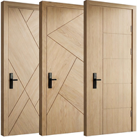 İtalyan portes iç katı ahşap yatak odası ceviz ahşap kapılar ev minimalist porta