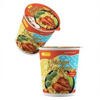 OEM Private Label Multi-flavor Non-Spicy Fried Instant Noodles Cup Bulk Supply for Supermarket Convenience Store Distribution