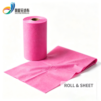Vente en gros usine – Matière première rose personnalisée 12-25 g/m² pour draps de lit jetables de salon de beauté en tissu non tissé SMS
