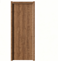 Porte enveloppée avec divers styles de grain de bois simulé, résistante à l'humidité, facile d'entretien, adaptée à différents scénarios de décoration