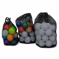 Balles de golf en sac en filet, lot en vrac, balles d'entraînement colorées et blanches, logo personnalisé, vente en gros, fournisseur direct d'usine OEM