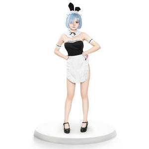 Costume de <span class=keywords><strong>cosplay</strong></span> Ram et <span class=keywords><strong>Rem</strong></span> inspiré de l'anime pour Halloween, tenue de lapin sexy, uniforme de femme de chambre, tenue sexy pour femmes adultes, sous-vêtements sexy - Product Image 6