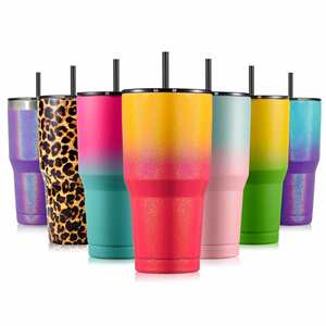 <span class=keywords><strong>Prix</strong></span> d'usine – Tasse à café isotherme en acier inoxydable à double paroi de 30 oz, multicolore, avec revêtement en poudre, idéale pour les voyages - Product Image 1