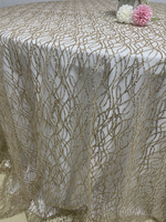 Couverture de Table ronde, décoration de mariage, enveloppe pour Table de dîner, vente en gros, 12 pièces