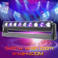9x60W Zoom Wash Beam Nachtclub Pixel Bar RGBW 4in1 LED Bar Moving Head DJ-Licht DMX Bühnenbeleuchtung