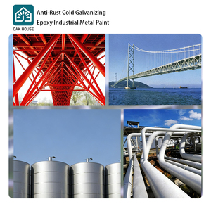 Peinture époxy résistante aux intempéries, argent <span class=keywords><strong>galvanisé</strong></span>, antirouille, revêtement liquide anti-corrosion pour métaux industriels - Product Image 5