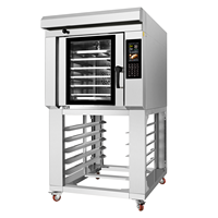 Four à air chaud numérique intelligent commercial, type boîte, avec étagère de rangement 360 °   Cadre rotatif pour toutes les boulangeries