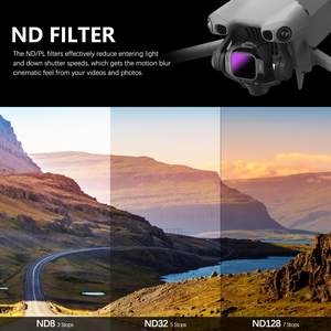 Juego de filtros Amazear Mini 5 Pro ND, kit de filtros compatible con accesorios DJI Mini 5 Pro, paquete de 4 (CPL, ND8, ND32, ND128) - Product Image 4