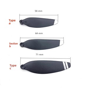Accesorios para Dron <span class=keywords><strong>Plegable</strong></span> A13 S1S, Marco de Protección de Hélices sin Escobillas de 58/64/71 mm, Ensamblaje de Motor de Plástico - Product Image 2