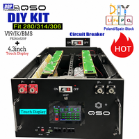 Vanessa DIY Baterias LiFePO4 自制套件欧盟库存版，带 16S 200A/V19 JK BMS QSO 48V 280Ah 314AH 16KWH 锂电池盒架式外壳