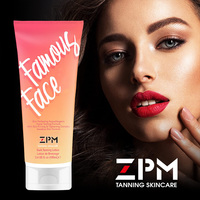 Lotion autobronzante pour le visage hypoallergénique pour perfectionner la peau Faux bronzage Sans cruauté