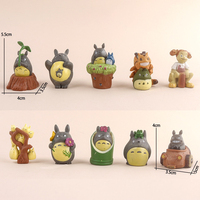Figurines miniatures japonaises de dessins animés en promotion pour terrarium, décoration de micro-paysage, jouet pour jardin féerique, aquarium de bureau, pot de plantes