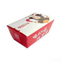 Cajas Elegantes para Hamburguesas con Tapa Abatible, Autoarmables, de Cartón de Grado Alimenticio, con Impresión Flexográfica, Desechables, Color Personalizado