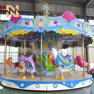 Carrusel de 16 Asientos, 3.5kw, 5.5m de Altura, Diámetro de 9m, Velocidad Ajustable, Nova Rides, Parque de Atracciones, Centro Comercial, Feria - Product Image 4