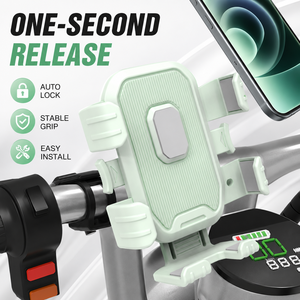 <span class=keywords><strong>Support</strong></span> de téléphone pour moto, anti-vibration, fixation sur guidon, verrouillage automatique, déverrouillage en un clic, <span class=keywords><strong>support</strong></span> de téléphone pour navigation à vélo - Product Image 1