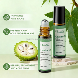Aceite de Ricino en Roll-on de 10 ml de Marca Privada para el Crecimiento del Cabello y Tratamiento del Cuero Cabelludo, Aceite Esencial Anticaída para Cabello Fino - Product Image 2