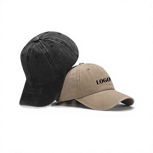 Casquette vintage à 6 panneaux, design personnalisé, effet délavé à l'acide, mode outdoor, brodée, casquette de papa unisexe, casquettes de sport - Product Image 1
