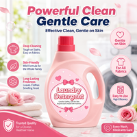 Détergent à lessive liquide écologique personnalisé OEM/ODM pour l'élimination des taches tenaces sur tous les tissus, best-seller en Europe et aux États-Unis
