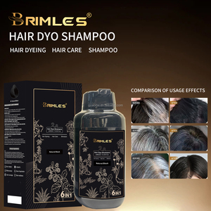 Champú Tinte para el Cabello Negro 3 en 1, Venta al Por Mayor, <span class=keywords><strong>Cubre</strong></span> las <span class=keywords><strong>Canas</strong></span> y el Cabello Blanco para Uso Doméstico, 460 ml - Product Image 2