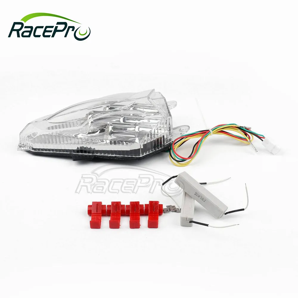 RACEPRO-luz trasera LED para motocicleta, con intermitentes para Yamaha YZF R6 (2006-2011)