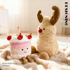 Fabrication personnalisée Halloween jour noir araignée citrouille ours en peluche <span class=keywords><strong>cacahuète</strong></span> cerf jouets en peluche Halloween décoration de la maison - Product Image 6