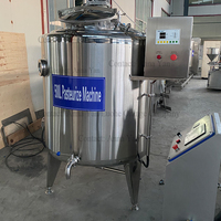 Machine de pasteurisation du lait de haute qualité 100L/150/200L/300L/stérilisateur commercial pour lait de vache et de chèvre pur