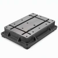 Base de montage robuste en fonte grise pour pompe, modèle GG20, cadre d'unité industrielle, fabrication sur mesure, fournisseur européen