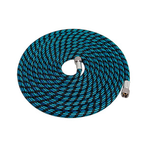 Manguera trenzada para aerógrafo, 3 metros, azul y negro, conector de 8 puntos a 8 puntos, tubo para pintura artística - Product Image 3