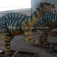 Özelleştirilmiş Animatronik Iguanodon Modeli Satılık veya Bilim Müzesi için Temalı Kapalı Alan İnteraktif Robotik Dinozor Sergileri