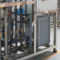 Système d'eau déionisée commercial de 1000 litres, filtre de précision RO EDI, machines de traitement d'eau ultrapure