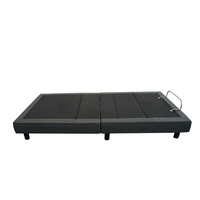 Lit Intelligent Moderne Électrique Ajustable Cadre en Bois King Size avec Fonction Inclinable pour Meubles de Chambre à Coucher ou d'Hôtel