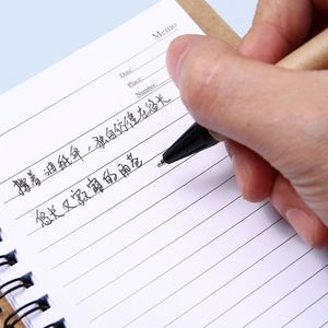 Wholesale Kraft Cover Spiral Notebook with Sticky Notes Custom Logo Kraft <b>Notepad</b> with <b>Pen</b> for Sale - Product Image 4