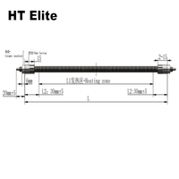 HT ELITE Hotset baja tahan karat 6.5mm 8mm 8.5mm elemen pemanas tabung Manifold fleksibel dengan harga kompetitif