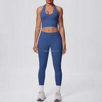 Ensemble de 4 leggings de yoga taille haute personnalisés pour femmes grandes tailles, extensibles dans quatre directions, vêtements de sport écologiques pour le fitness