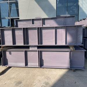 Structure en acier préfabriquée en poutre H personnalisable pour la fabrication de systèmes de grues et de convoyeurs - Product Image 1