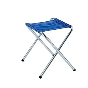 Tabouret pliant en alliage d'aluminium rectangulaire vert foncé, chaise portable pour le camping en plein air - Product Image 5